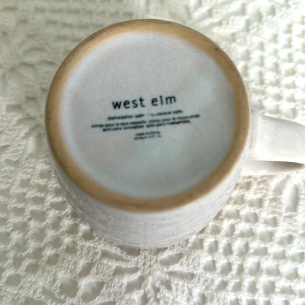 West Elm Flow Collection Discontinued White Mug